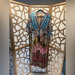 NWT Multicolor Bohemian Maxi Dress